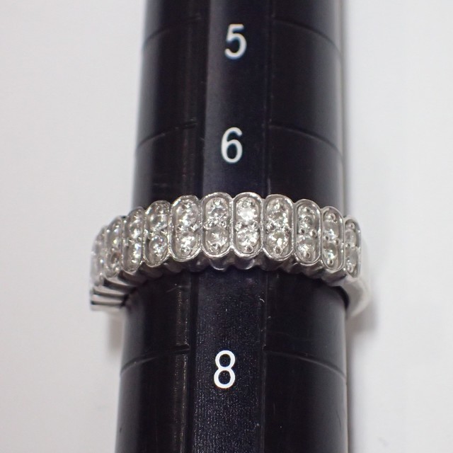 イエローダイヤモンド0.32ct　デザインリング サイズ11号サイズ直し可能
